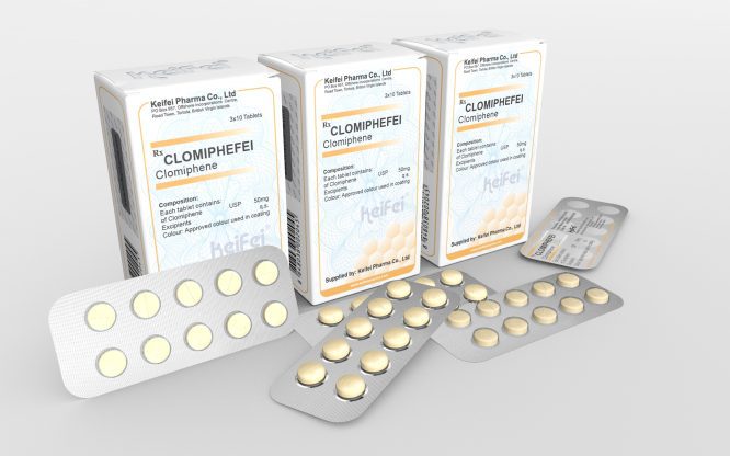 Clomid (Clomiphene) 50mg - Keifei Pharma Clomiphefei