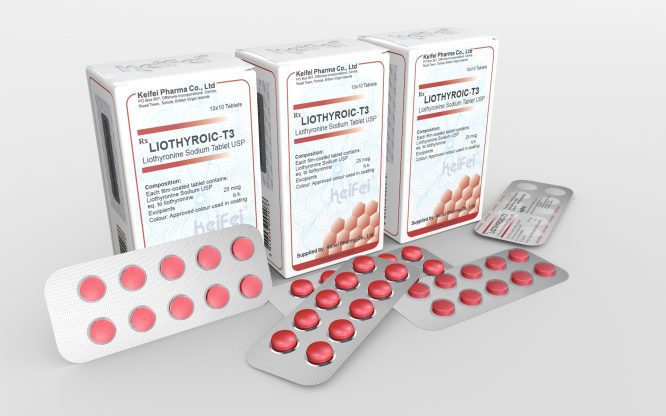 T3 (Liothyronine) 25mcg - Keifei Pharma Liothyroic