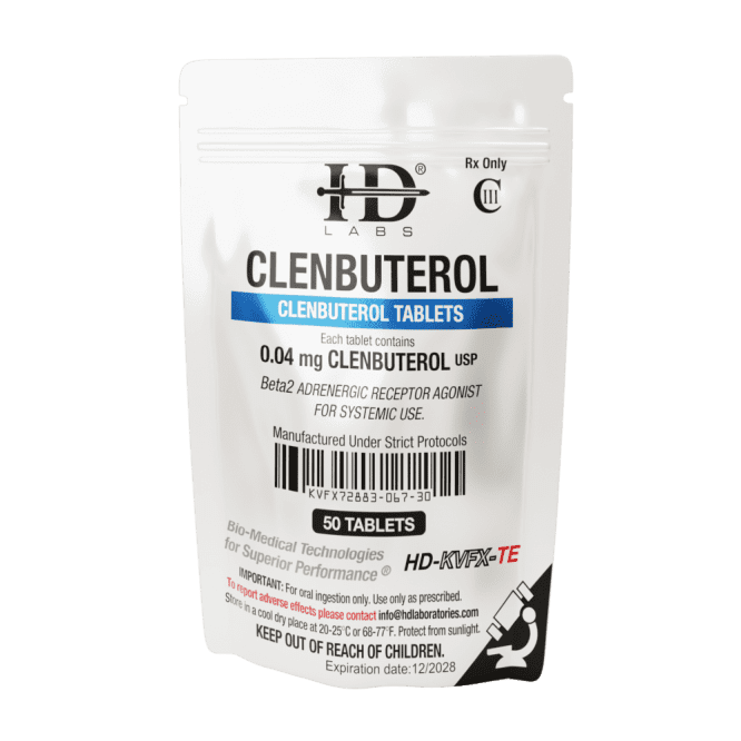 Clenbuterol Oral 40mcg – HD Labs