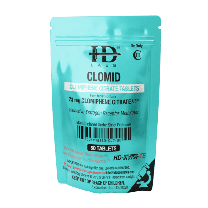 Clomid (Clomiphene Citrate) 73.6mg – HD Labs Clomid