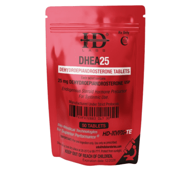 DHEA (Dehydroepiandrosterone) 25mg – HD Labs DHEA25