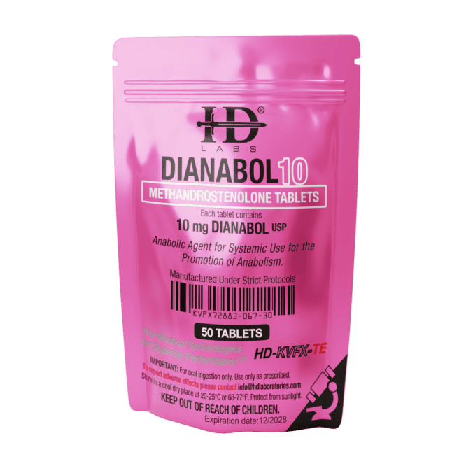 Dianabol / DBol (Methandienone) 10mg - HD Labs Dianabol