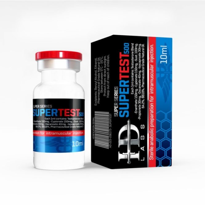 Super Test (Test Prop, Test Iso, Deca, Sust, Test E, Test C) 500mg - HD Labs Super Test