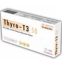 T3 (Liothyronine) 50mcg -EU Pharma Thyro-T3