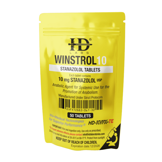 Winstrol (Stanozolol)10mg - HD Labs Winstrol