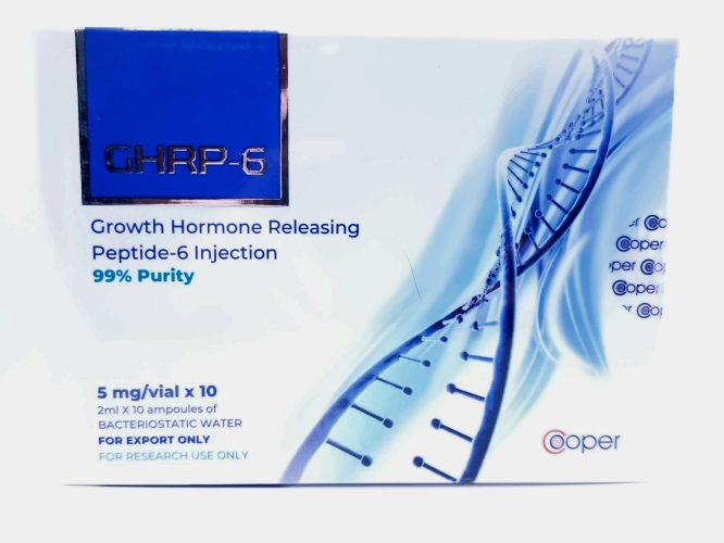 GHRP6 (Growth Hormone Releasing Peptide) 5mg – Cooper Pharmaceuticals