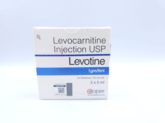 L-Carnitine Injection (Levocarnitine) 200mg - Cooper Pharmaceuticals