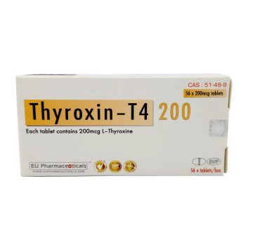 T4 - Eltroxin (Levothyroxine) 50mcg - EU Pharma Thyroxin-T4