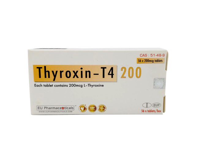 T4 - Eltroxin (Levothyroxine) 50mcg - EU Pharma Thyroxin-T4