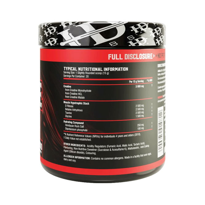 Creatine green apple HD Labs 2