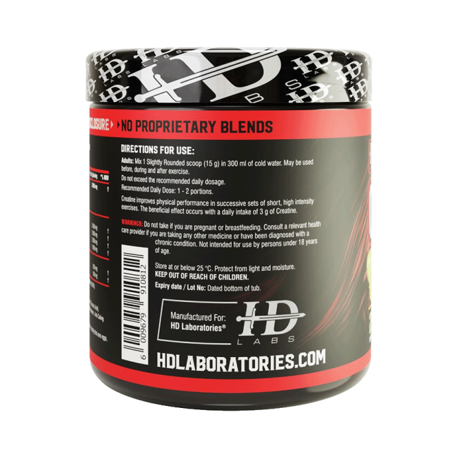 Creatine green apple HD Labs 1