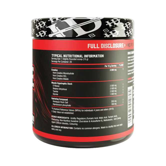 Creatine icy blue lemonade HD Labs 1