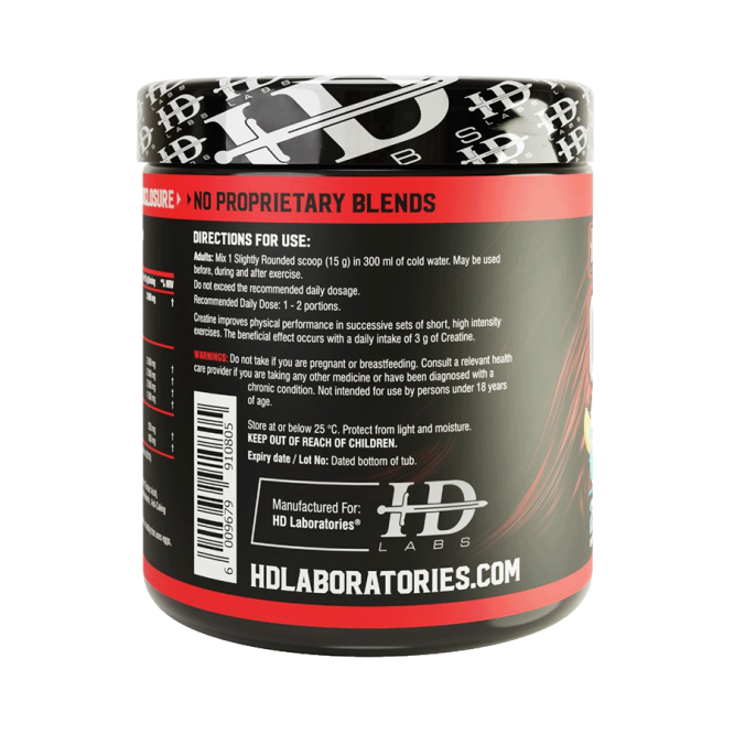 Creatine icy blue lemonade HD Labs 2